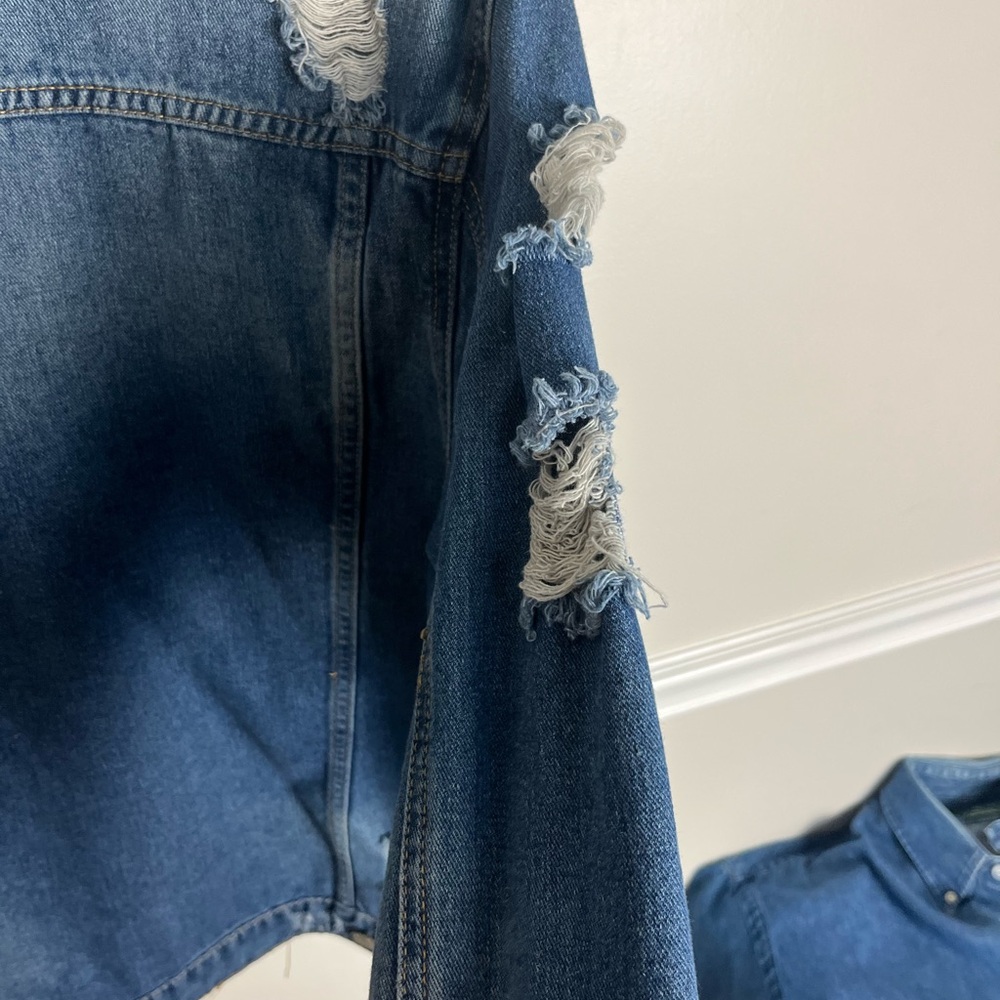 Distressed Denim Jacket - Picture 5 of 5